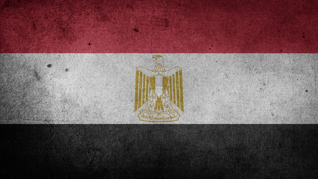 Wallpaper flag, egypt, symbolism, texture