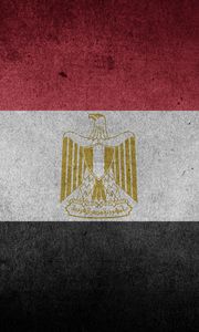 Preview wallpaper flag, egypt, symbolism, texture