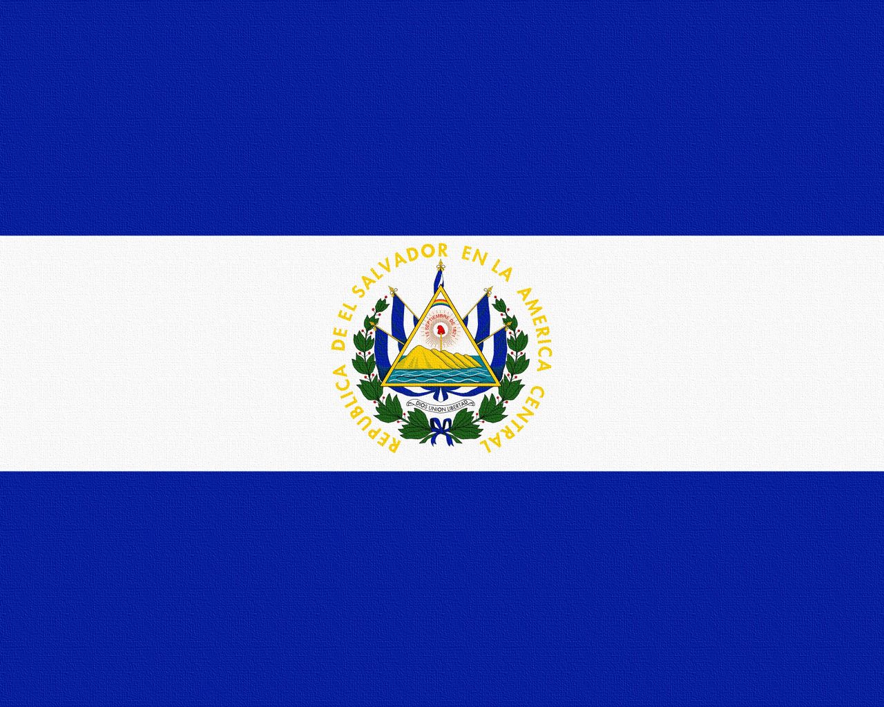 Download wallpaper 1280x1024 flag, el salvador, lines, symbols standard ...