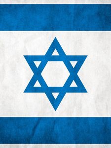 Preview wallpaper flag, israel, star of david, symbol, texture