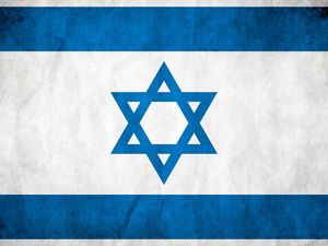 Preview wallpaper flag, israel, star of david, symbol, texture