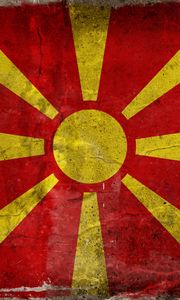 Preview wallpaper flag, macedonia, color, texture, spot