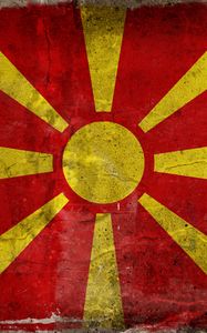 Preview wallpaper flag, macedonia, color, texture, spot