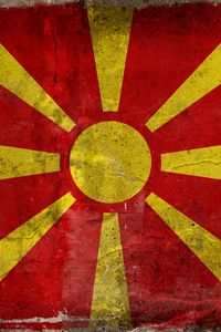 Preview wallpaper flag, macedonia, color, texture, spot