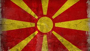 Preview wallpaper flag, macedonia, color, texture, spot