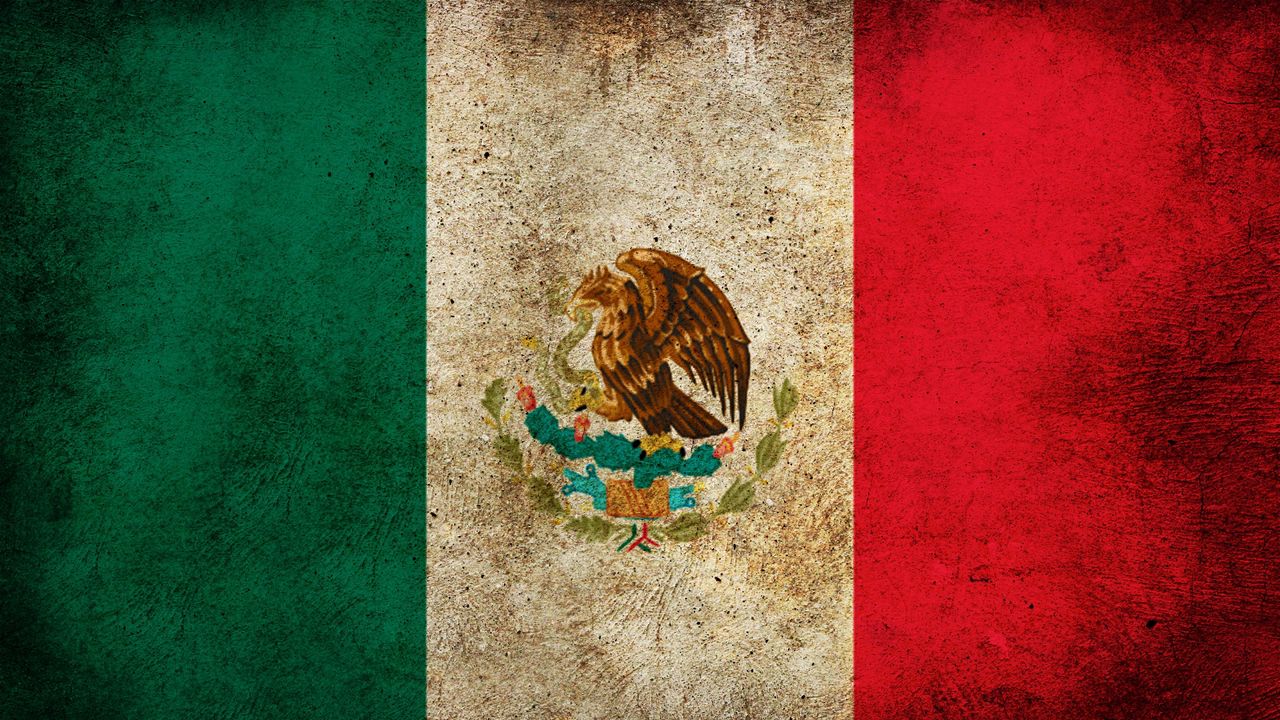 Wallpaper flag, mexico, picture, colors, stripes