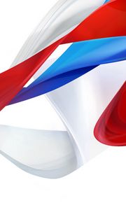 Preview wallpaper flag, russia, symbols, tape, tricolor
