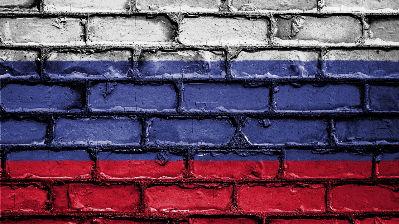 Wallpaper flag, russia, wall, paint, symbolism