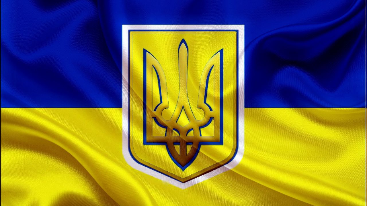 Wallpaper flag, ukraine, trident