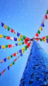 Preview wallpaper flags, colorful, holiday, snow