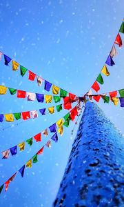 Preview wallpaper flags, colorful, holiday, snow