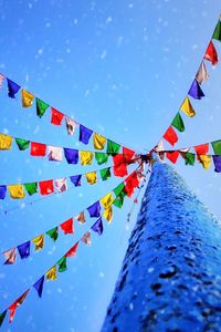 Preview wallpaper flags, colorful, holiday, snow