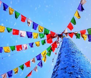 Preview wallpaper flags, colorful, holiday, snow