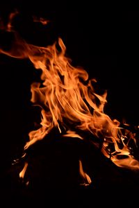 Preview wallpaper flame, fire, bonfire, element, dark