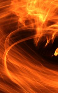 Preview wallpaper flame, fire, dark, lines