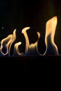 Preview wallpaper flame, fire, dark, black