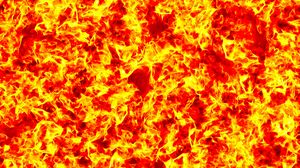 Preview wallpaper flame, spots, shapes, abstraction, red, yellow