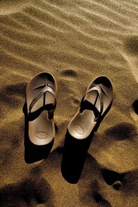 Preview wallpaper flip flops, sand, beach, shade, summer