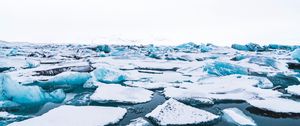 Preview wallpaper floe, ice, snow, white, iceland