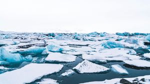 Preview wallpaper floe, ice, snow, white, iceland