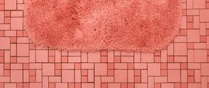 Preview wallpaper floor, pink, rug, tile