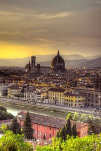 Preview wallpaper florence, italy, sunset