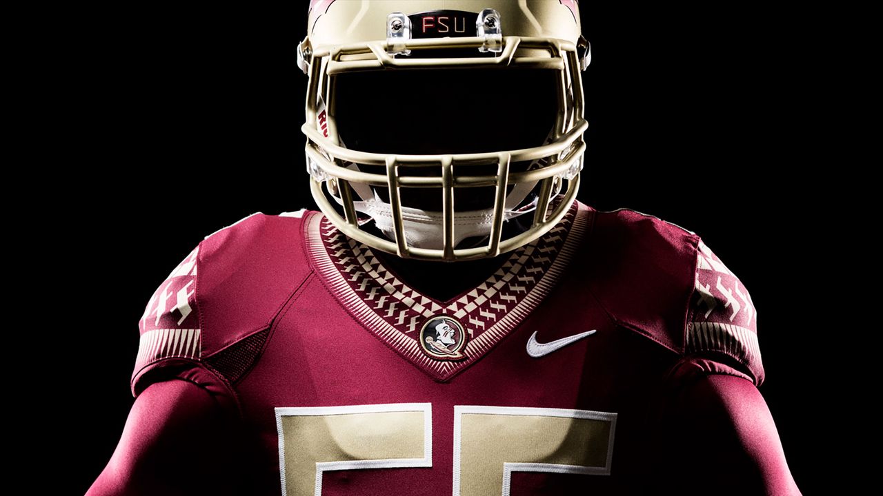 Wallpaper florida state seminoles, american football, uniforms