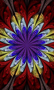 Preview wallpaper flower, background, abstraction, petals, pattern