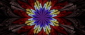 Preview wallpaper flower, background, abstraction, petals, pattern