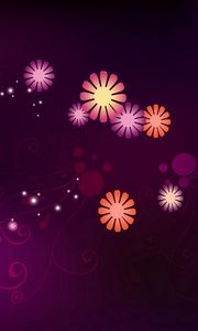 Preview wallpaper flower, background, set, designs