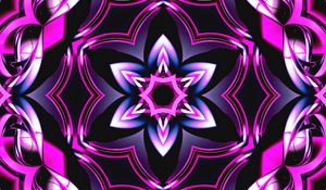Preview wallpaper flower, figure, background, abstraction