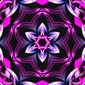 Preview wallpaper flower, figure, background, abstraction