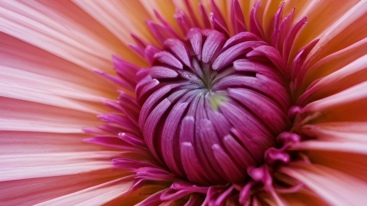 Wallpaper flower, petals, bud, pink, macro