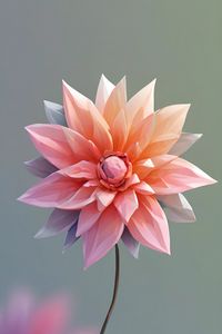 Preview wallpaper flower, petals, gradient, art, blur
