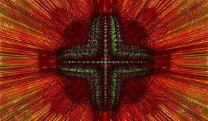 Preview wallpaper flower, stripes, lines, pattern