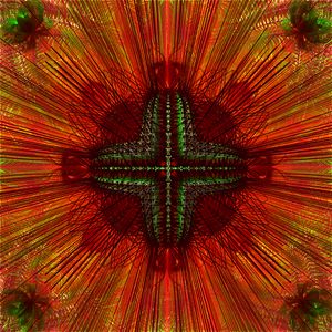 Preview wallpaper flower, stripes, lines, pattern