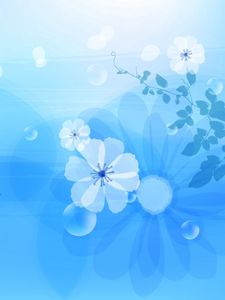 Preview wallpaper flowers, abstract, background, pattern