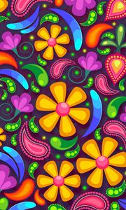 Preview wallpaper flowers, art, colorful