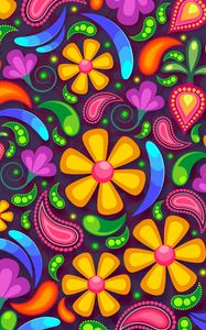 Preview wallpaper flowers, art, colorful