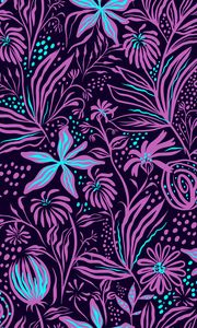 Preview wallpaper flowers, art, patterns, texture