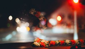 Preview wallpaper flowers, blur, bokeh, petals