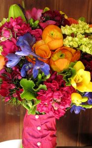 Preview wallpaper flowers, bouquet, bright, beautiful, design