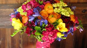 Preview wallpaper flowers, bouquet, bright, beautiful, design
