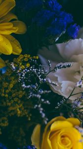 Preview wallpaper flowers, bouquet, composition, colorful