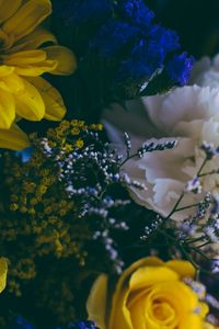 Preview wallpaper flowers, bouquet, composition, colorful