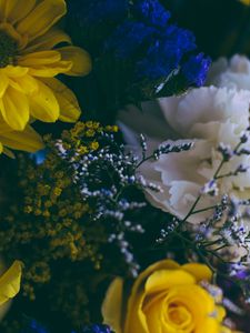 Preview wallpaper flowers, bouquet, composition, colorful