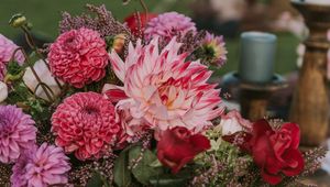 Preview wallpaper flowers, bouquet, composition, decoration