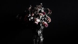 Preview wallpaper flowers, bouquet, dark