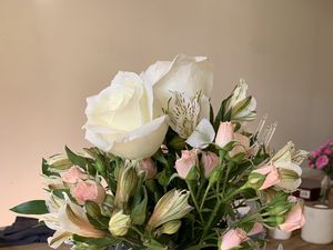 Preview wallpaper flowers, bouquet, vase, aesthetics