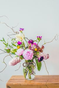 Preview wallpaper flowers, bouquet, vase, composition, aesthetics